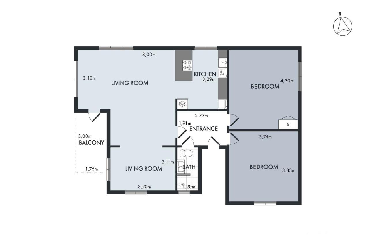 Sanders Charm - Endearing Two-bedroom With Shared Garden Lejlighed København